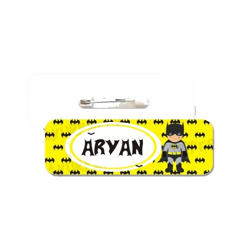 Batman Inspired Theme Badge / Name Tag