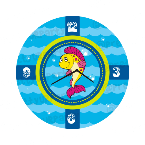 Personalised Under The Sea Clock