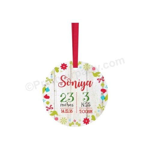 Personalized Christmas Bauble Design 10 ALL PARTY SUPPLIES Pretty UR Party Default Title