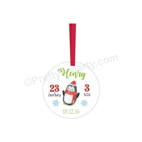Personalized Christmas Bauble Design 1 ALL PARTY SUPPLIES Pretty UR Party Default Title
