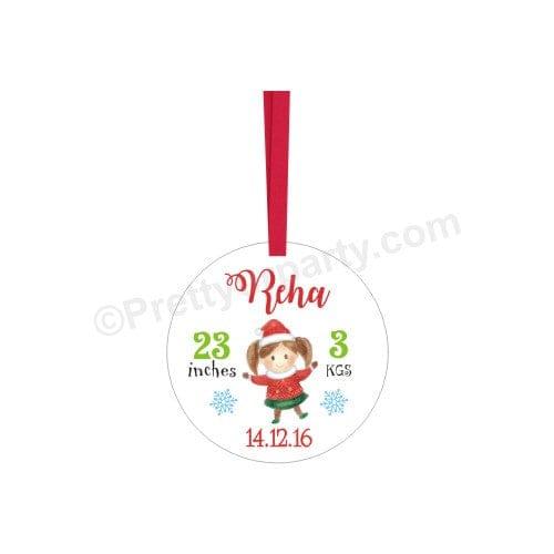Personalized Christmas Bauble Design 2 ALL PARTY SUPPLIES Pretty UR Party Default Title