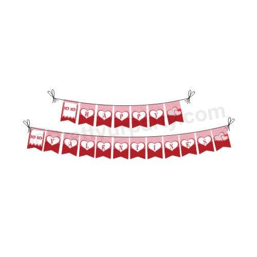 Be Mine Theme Bunting DECORATIONS Pretty UR Party Default Title
