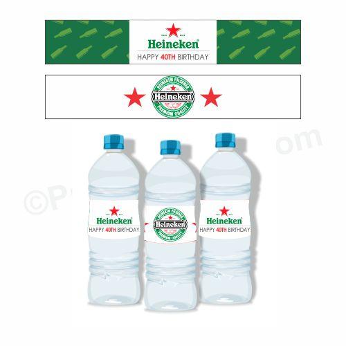 Beer Party Theme Water Bottle Labels THEME PARTIES Pretty UR Party Default Title