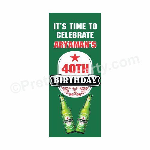 Beer Party Theme Door Banner THEME PARTIES Pretty UR Party