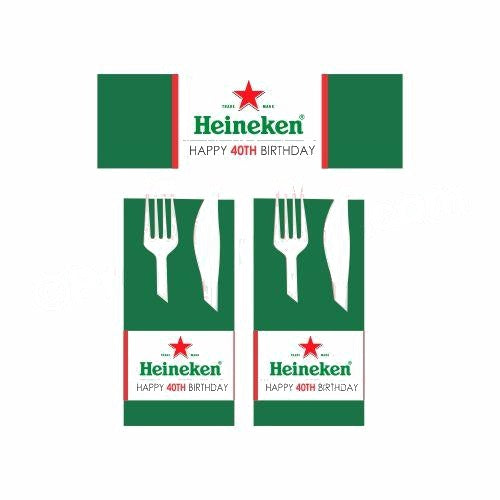 Beer Party Theme Napkin Rings