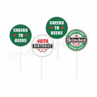 Beer Party Theme Cupcake / Food Toppers THEME PARTIES Pretty UR Party Default Title