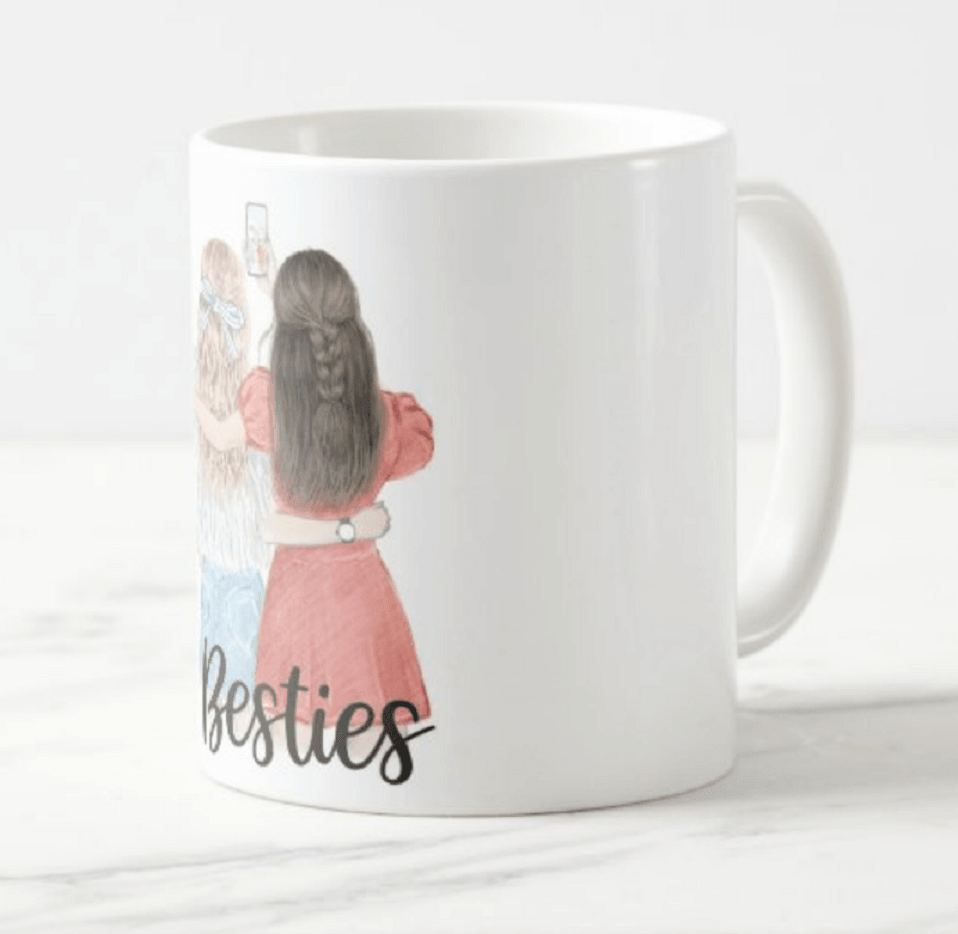 Besties Mug RETURN GIFTS Pretty UR Party