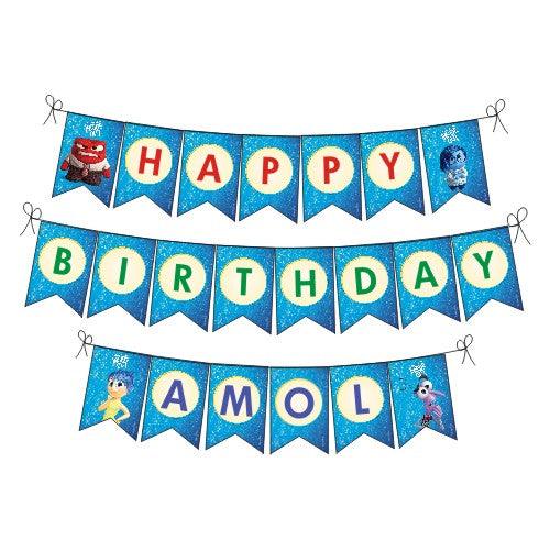 Inside Out Happy Birthday Banner THEME PARTIES Pretty UR Party Default Title