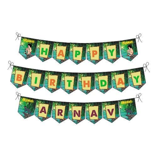 Jungle Book Happy Birthday Banner THEME PARTIES Pretty UR Party Default Title