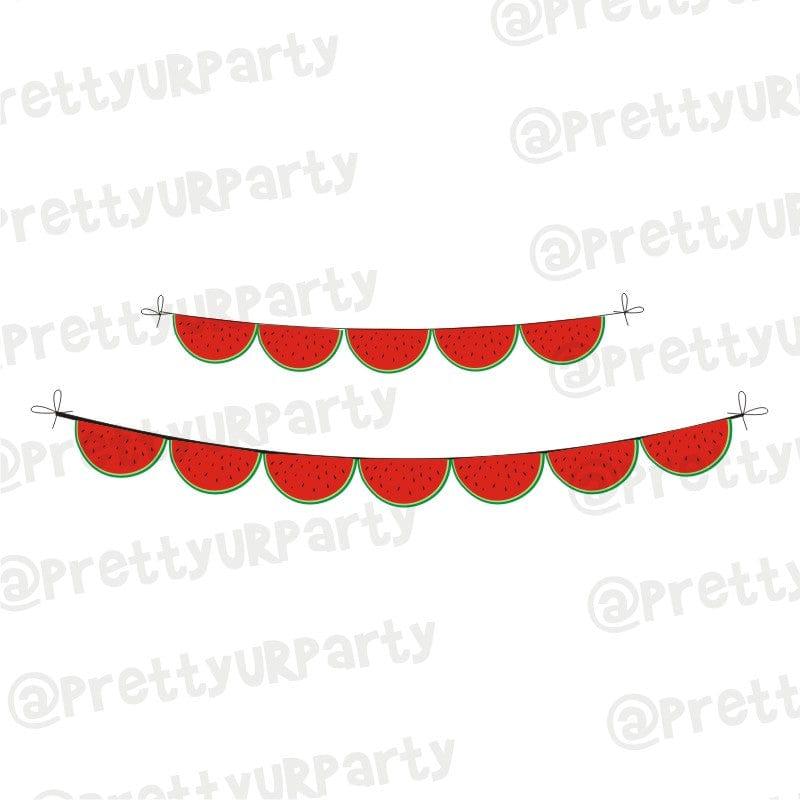 Watermelon Bunting ALL PARTY SUPPLIES Pretty UR Party Default Title