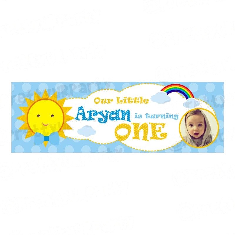 Personalized Sunshine Theme Banner 30in — image 2