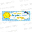 Personalized Sunshine Theme Banner 30in ALL PARTY SUPPLIES Pretty UR Party Default Title