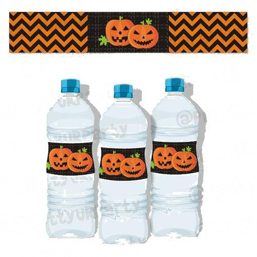 Birthday Halloween Bottle Labels