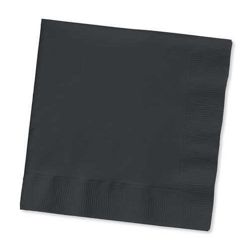 Black Paper Napkins - Pack of 20 THEME PARTIES Pretty UR Party