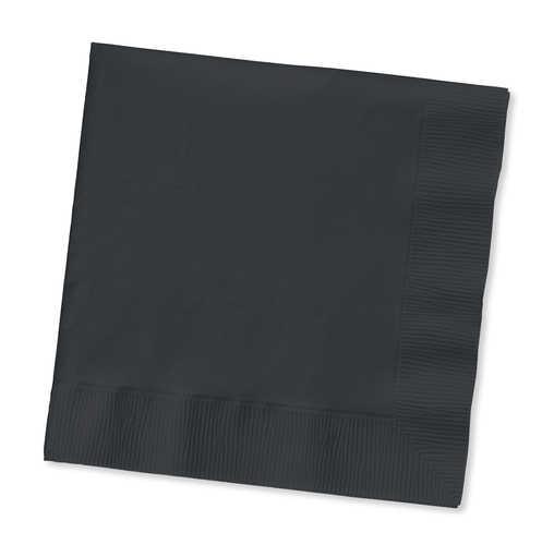 Black Paper Napkins - Pack of 20 THEME PARTIES Pretty UR Party