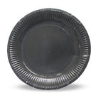 Black Paper Plates - Pack of 10 TABLEWARE Pretty UR Party