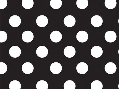 Black Polka Dots Big Wrapping Paper - Pack of 5 ACCESSORIES Pretty UR Party