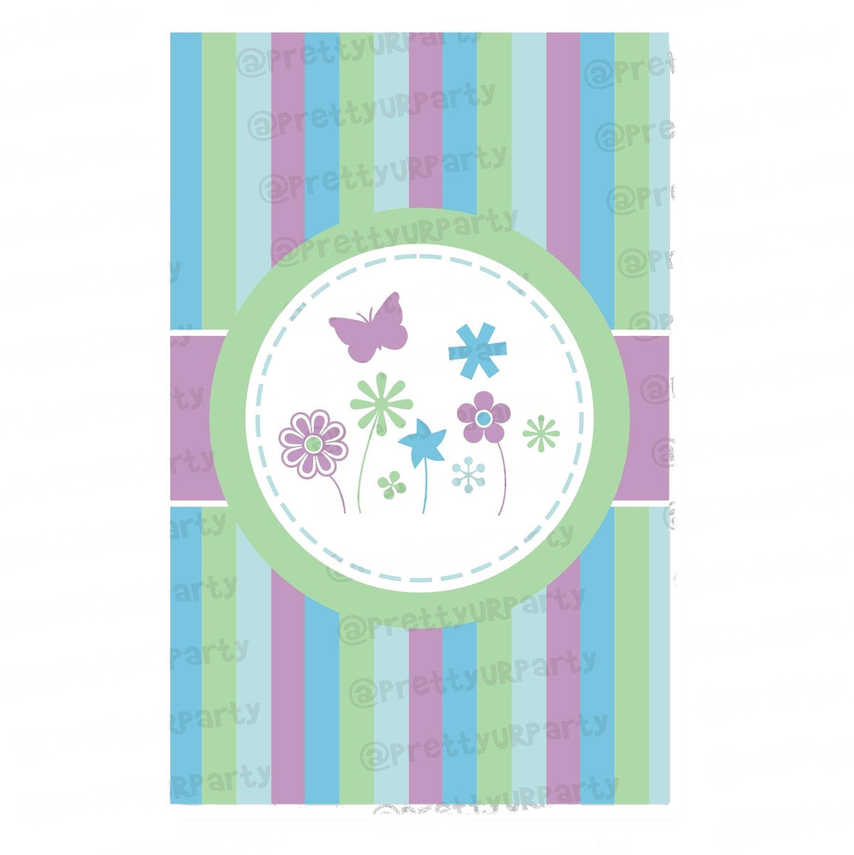 Blue and Purple Centerpieces - Pack of 2