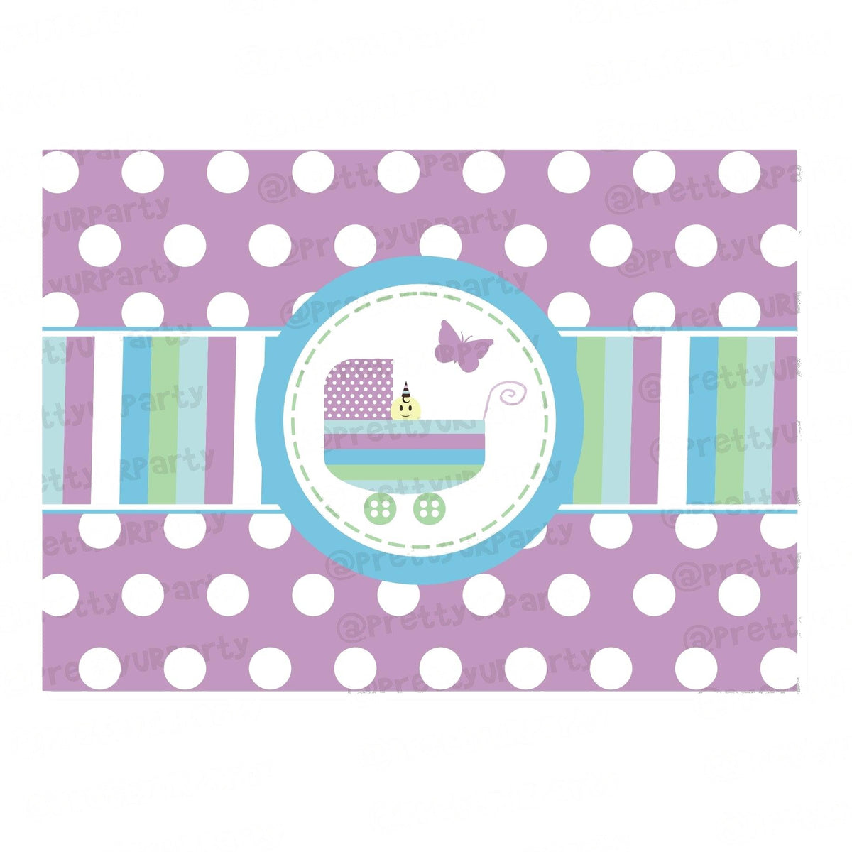 Blue and Purple Table Mats