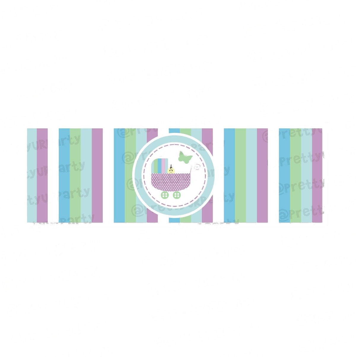 Blue and Purple Wrist Bands - Pack of 10