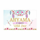 Boho Theme Backdrop PERSONALISED Pretty UR Party Default Title
