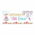 Personalized Boho Theme Banner 30in ALL PARTY SUPPLIES Pretty UR Party