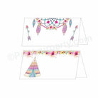 Boho Theme Food Labels / Buffet Table Cards THEME PARTIES Pretty UR Party Default Title