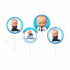 Boss Baby Theme Cupcake / Food Toppers THEME PARTIES Pretty UR Party Default Title