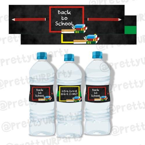 Back to School Bottle Labels THEME PARTIES Pretty UR Party Default Title