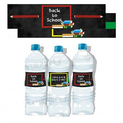 Back to School Bottle Labels