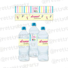 Ice Cream Theme Water Bottle Labels THEME PARTIES Pretty UR Party Default Title