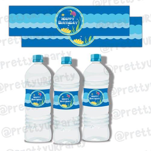 Under the Sea Bottle Labels THEME PARTIES Pretty UR Party Default Title