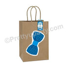 Bow Tie Theme Gift Bags - Pack of 10 ACCESSORIES Pretty UR Party