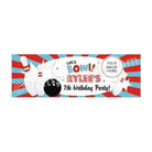 Personalized Bowling Theme Banner 30in ALL PARTY SUPPLIES Pretty UR Party