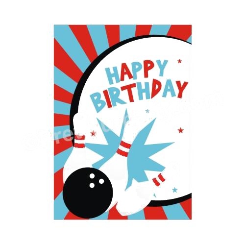 Bowling Theme Centerpieces - Pack of 2