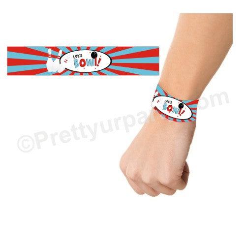 Bowling Theme Wrist Bands - Pack of 10 THEME PARTIES Pretty UR Party Default Title