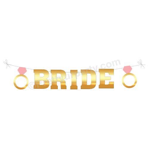 Bride Letter Bunting ALL PARTY SUPPLIES Pretty UR Party