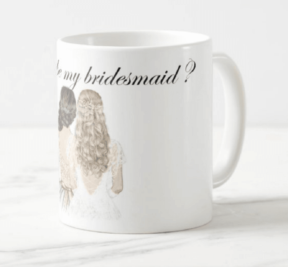 Bridemaid Mug RETURN GIFTS Pretty UR Party