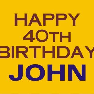 Personalized 40th Birthday Banner 30in with Photo ALL PARTY SUPPLIES Pretty UR Party