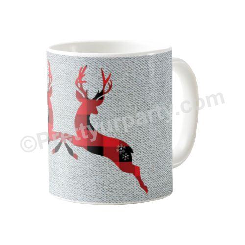 Christmas Reindeers Mug ALL PARTY SUPPLIES Pretty UR Party