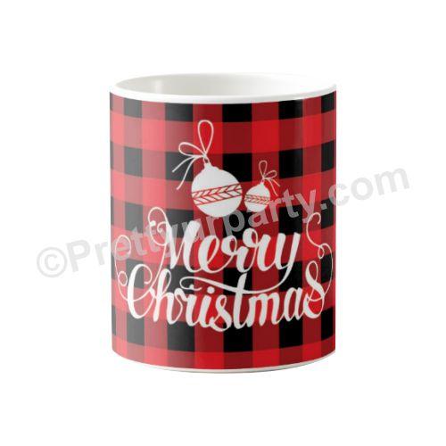 Merry Christmas Bell Mug ALL PARTY SUPPLIES Pretty UR Party Default Title