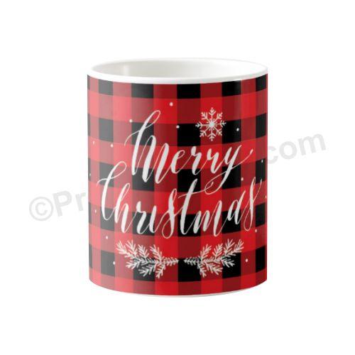 Merry Christmas Snowflake Mug ALL PARTY SUPPLIES Pretty UR Party Default Title