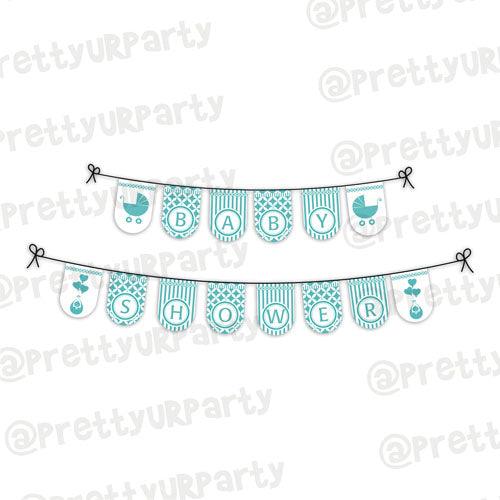 Baby & Co. Baby Shower Bunting ALL PARTY SUPPLIES Pretty UR Party Default Title