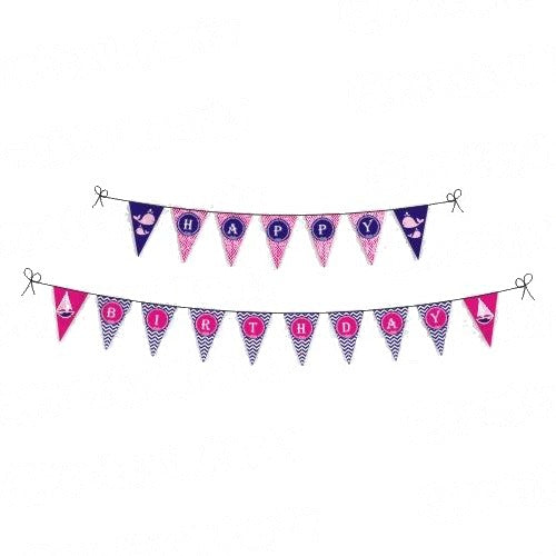 Girly Nautical Bunting
