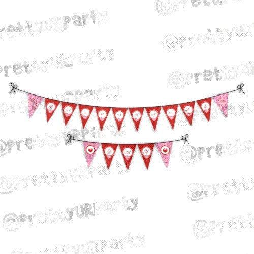 Valentine's Day Bunting ALL PARTY SUPPLIES Pretty UR Party Default Title