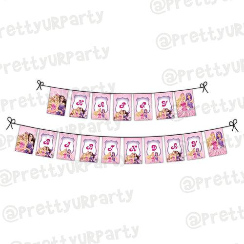 Barbie Rockstar Bunting DECORATIONS Pretty UR Party Default Title