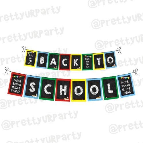 Back to School Bunting THEME PARTIES Pretty UR Party Default Title
