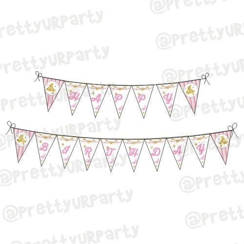 Twinkle Twinkle Little Star Pink Theme Bunting THEME PARTIES Pretty UR Party Default Title