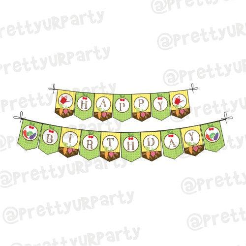 Gardening Theme Bunting THEME PARTIES Pretty UR Party Default Title