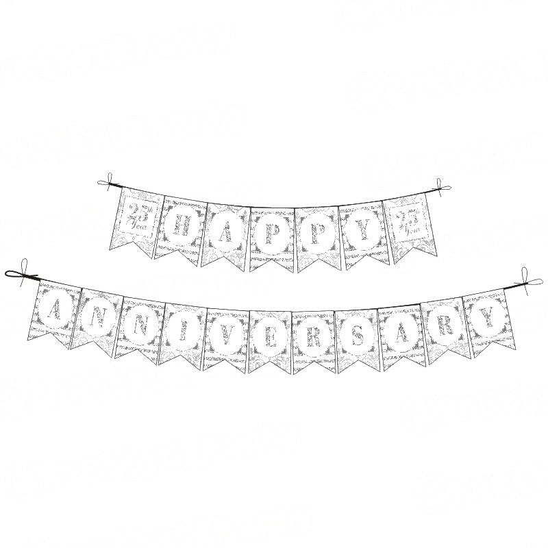 25th Anniversary Theme Bunting